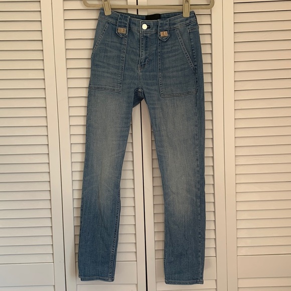 WHBM High Rise Slim Ankle Jeans - Picture 1 of 6